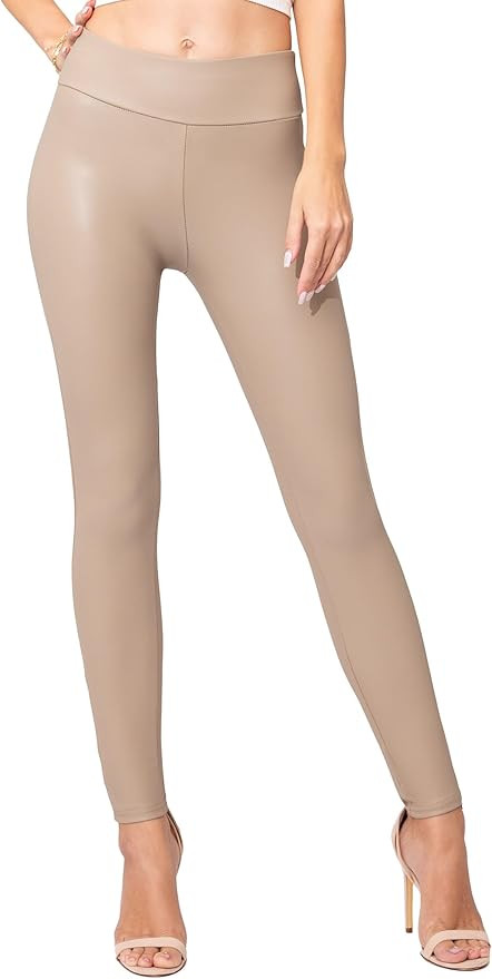 Conceited Luxe Leggings – Velvet or Vegan Leather (Plus Size Available) | Amazon (US)