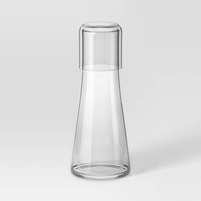 30 fl oz Glass Beverage Carafe - Threshold™: Clear, Cadmium-Free, Dishwasher-Safe, Cold Drinks,... | Target