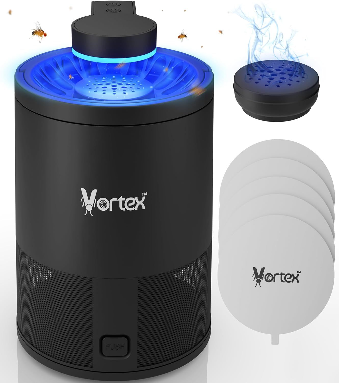 Vortex Indoor Insect Trap - Catcher & Killer for Fruit Flies, Gnat, Mosquito, Moth - UV Light Non... | Amazon (US)