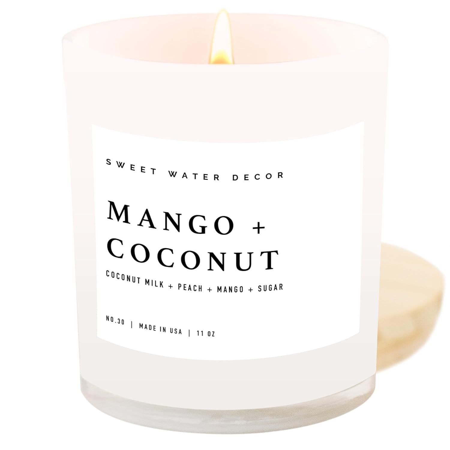 Sweet Water Decor Mango & Coconut Soy Candle - Pineapple, Mango and Orange Scented Summer Candles... | Amazon (US)