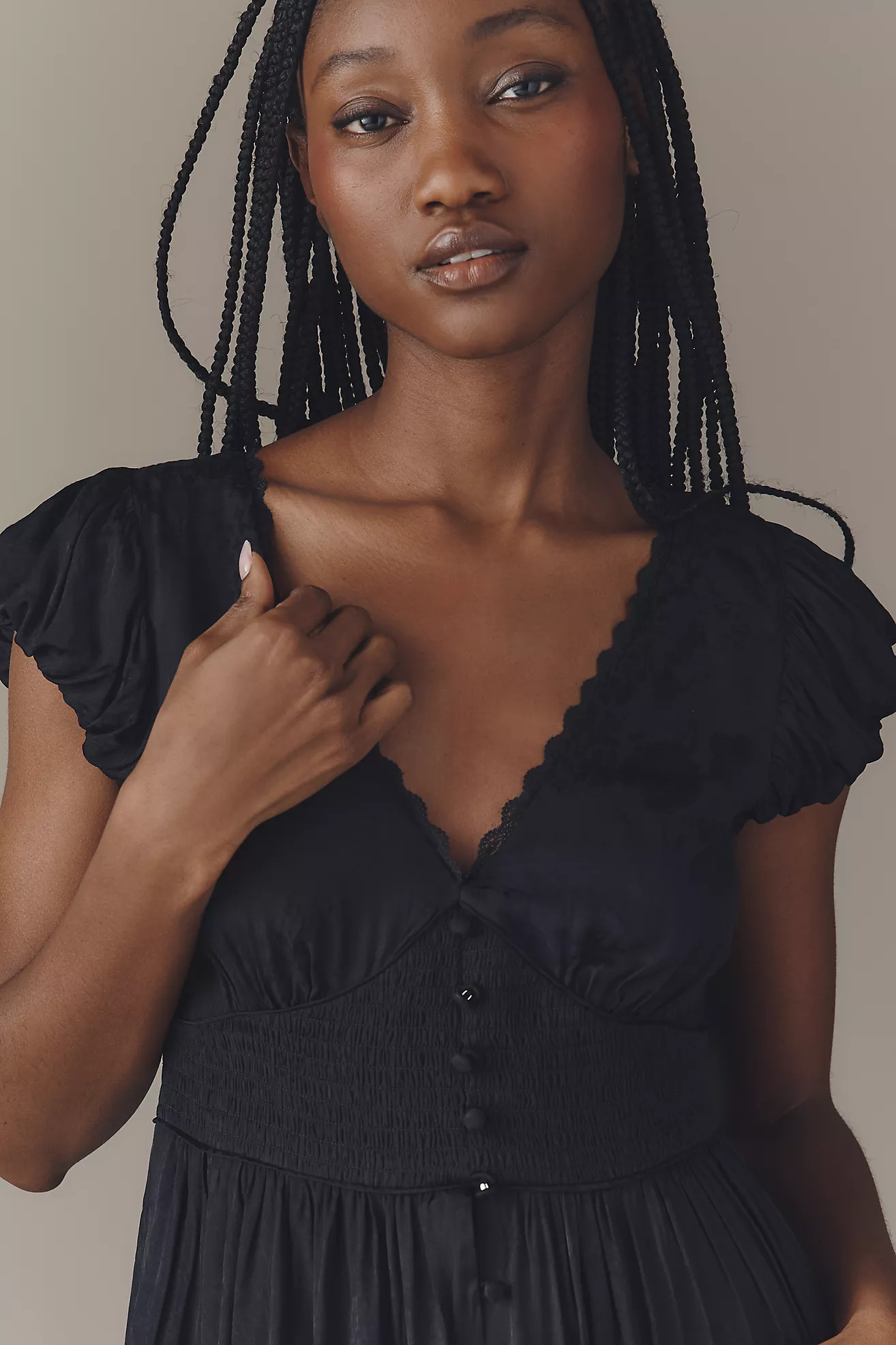 Peregrine Silken Midi Dress | Anthropologie (US)