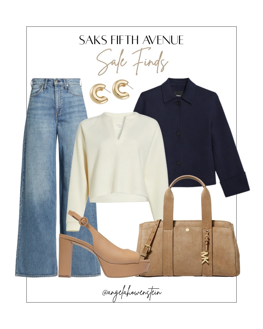 Polished meets effortless—wide-leg denim, clean lines, and luxe neutrals. Saks sale finds you’ll reach for all season long.

#saksfifthavenue #salealert #ltkstyle #ltkfashion #ltkfinds #falloutfit #classicstyle #ootdinspo #neutrallook #wardrobestaples



#LTKOver40 #LTKWorkwear #LTKSaleAlert