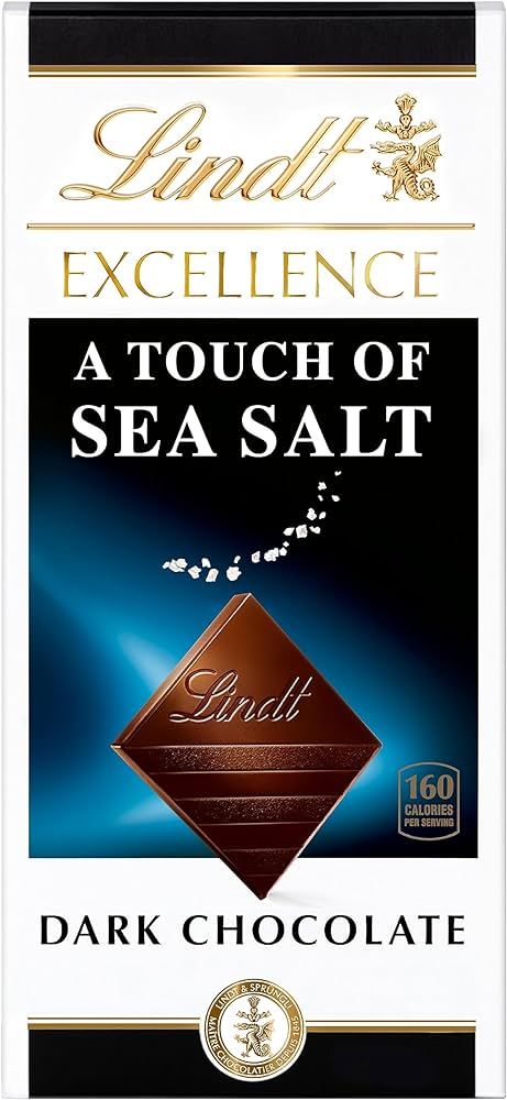 Lindt Excellence Sea Salt Bar, 3.5 oz | Amazon (US)