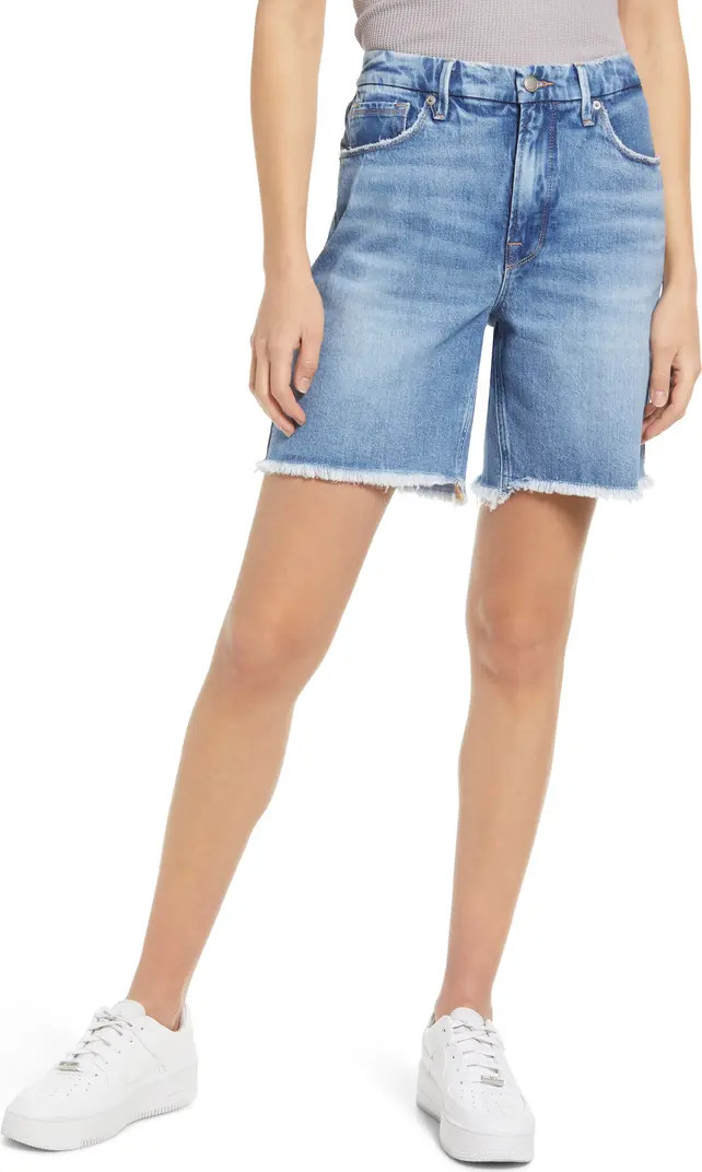 '90s Icon High Waist Bermuda Shorts | Nordstrom
