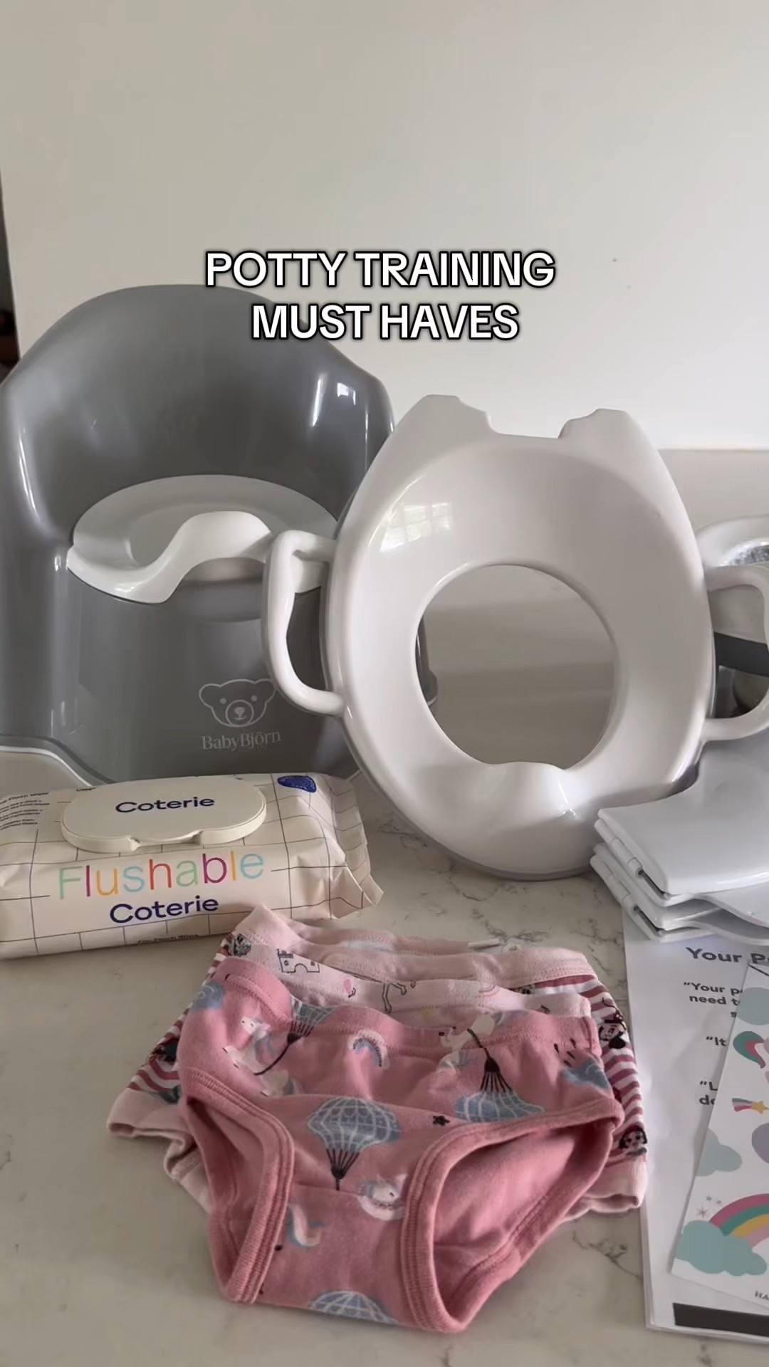 Potty training must haves!
Use code: MADY to save on coterie diapers

#LTKBaby #LTKFamily #LTKKids