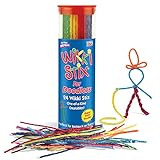 WikkiStix Sensory Fidget Toy, Arts and Crafts for Kids, Non-Toxic, Waxed Yarn, 6 inch, Reusable M... | Amazon (US)