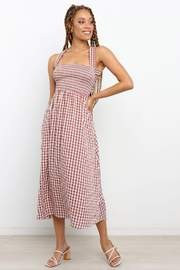 Sumi Dress - Chocolate Gingham | Petal & Pup (US)