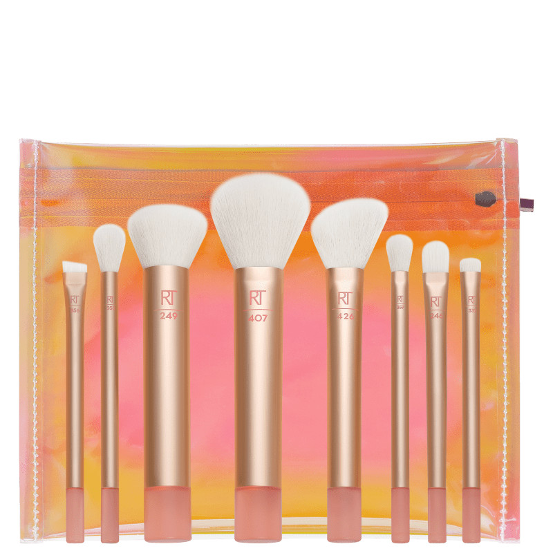 Kit de Pincéis Real Techniques The Wanderer Voyage (9 Produtos) | Beleza Na Web (BR)