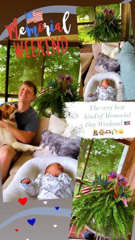 The very best kind of Memorial Day Weekend 🇺🇸🤱👶🏼🫶🏽🌾☀️

#LTKBaby #LTKFamily #LTKHome