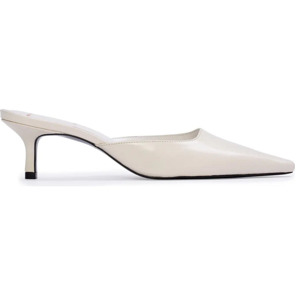 BLACK SUEDE STUDIO Riley 50 Leather Mule in Coconut Leather at Nordstrom, Size 41 Eu | Nordstrom