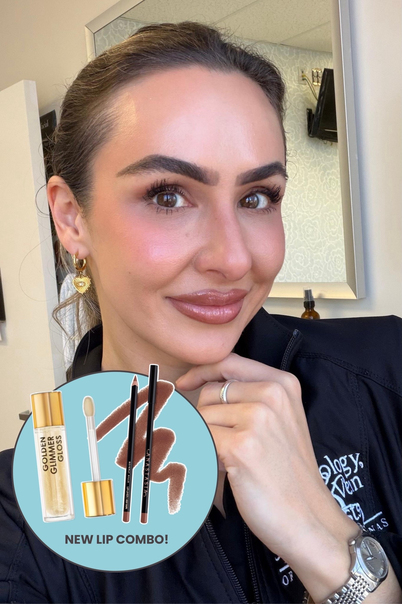 My current lip obsession 🤍
Anastasia Beverly Hills Lip Liner Deep Toupee for soft definition paired with the Natasha Denona Golden Glimmer Gloss for that glossy, luminous finish. Easy, flattering, and perfect for everyday or a night out. 💕✨

#LTKSeasonal #LTKgrwm #LTKBeauty