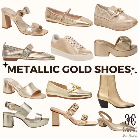 Metallic Gold Shoes for Spring and Autumn

#LTKshoecrush #LTKGiftGuide #LTKstyletip