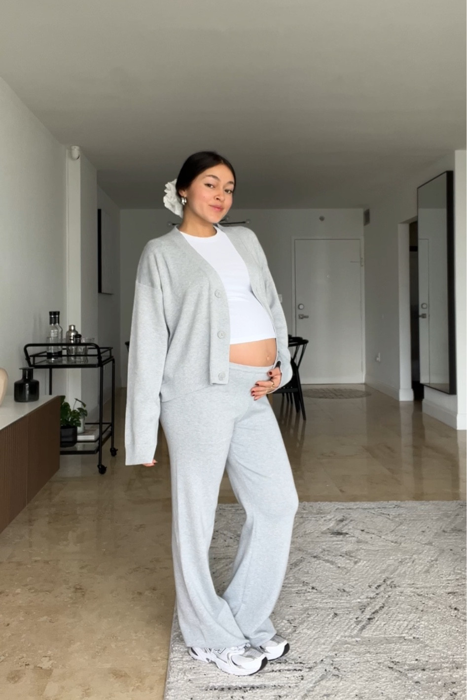 Maternity cozy matching set