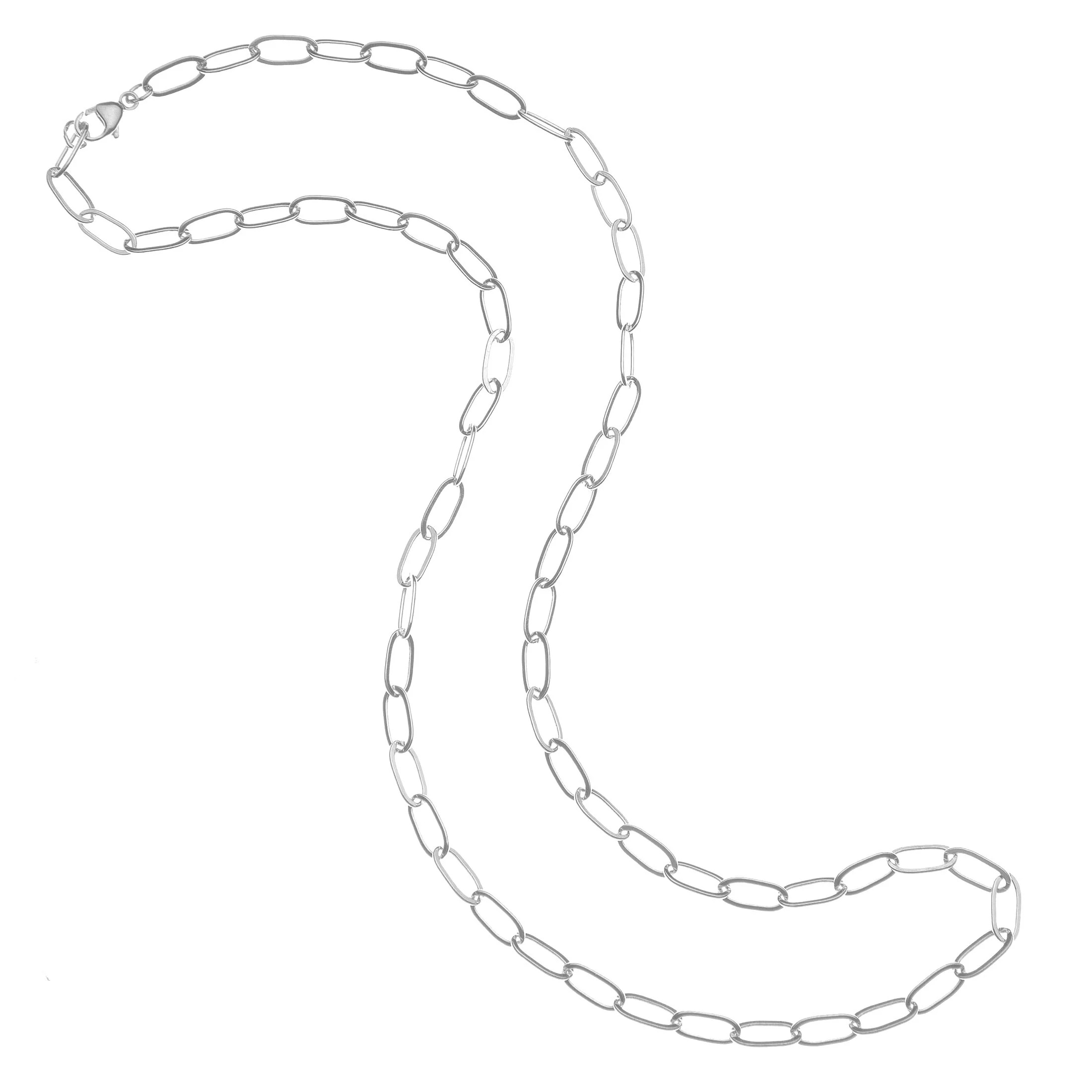 Silver Drawn Link Chain | Jane Win