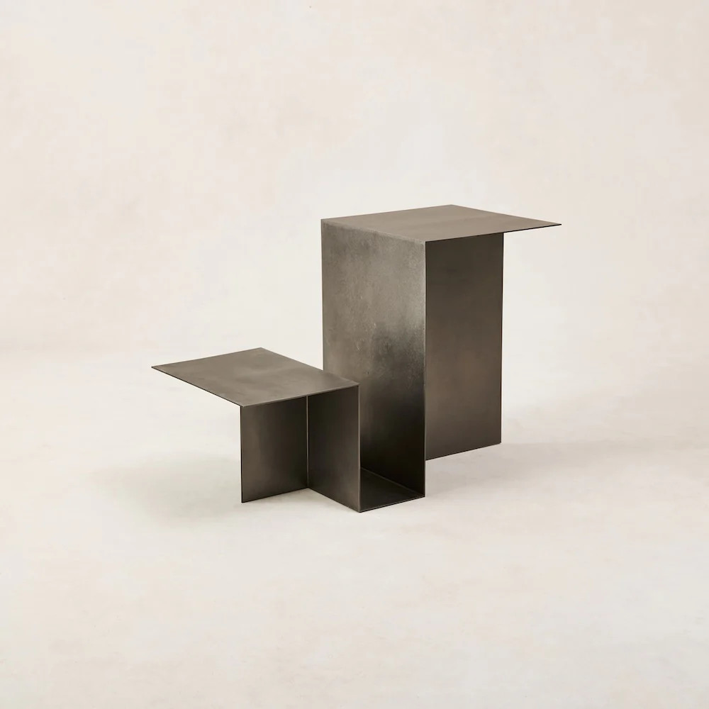 Valley Side Table - Stainless Steel | House of Leon