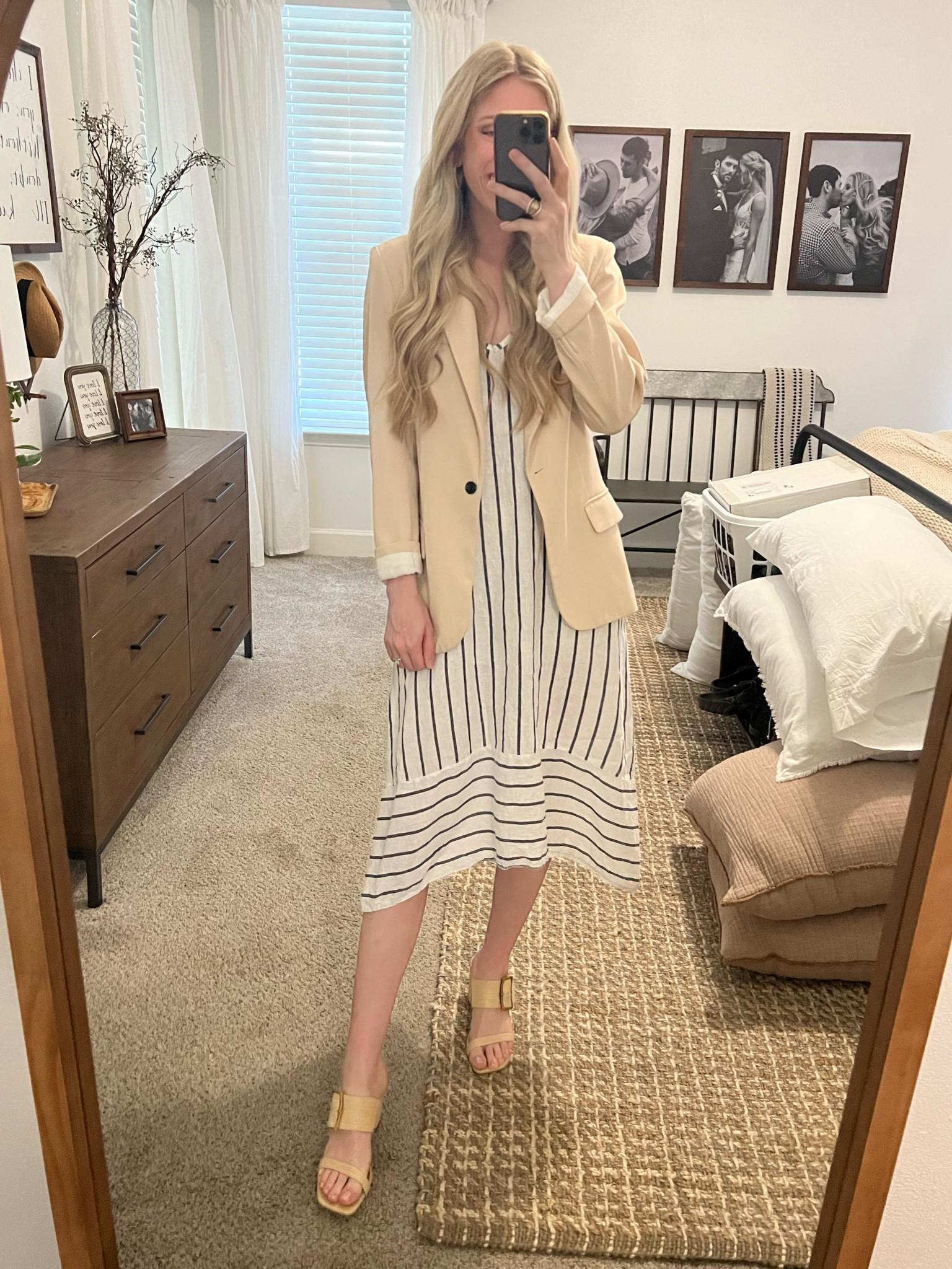 Summer workwear combo: summer dress + blazer ☀️

Workwear. Smart casual. Business casual. Work outfit. Office wear. 

#LTKworkwear