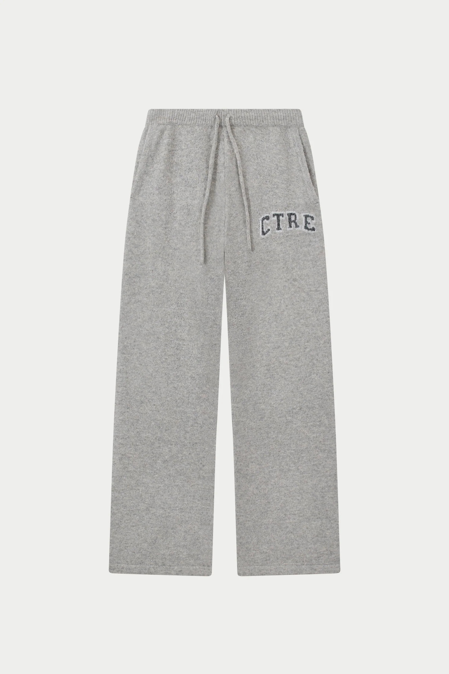 CTRE KNITTED JOGGERS - GREY | The Couture Club