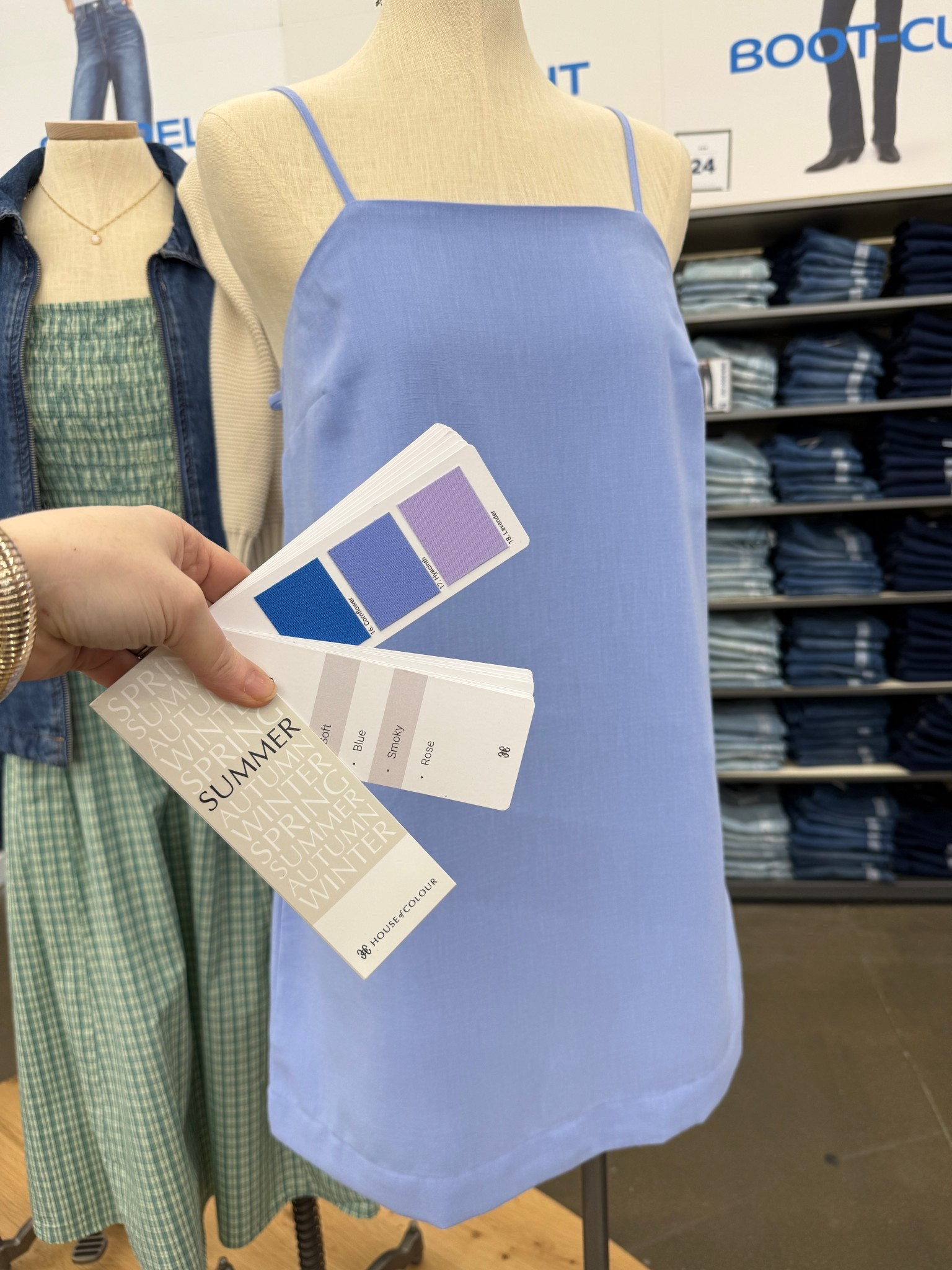 Flax Flower is such a stunning hyacinth-ish color. It works for all #hocsummer clients. For springs you need to watch the fabric. Some Old Navy items in this color are too smokey  

#LTKSaleAlert