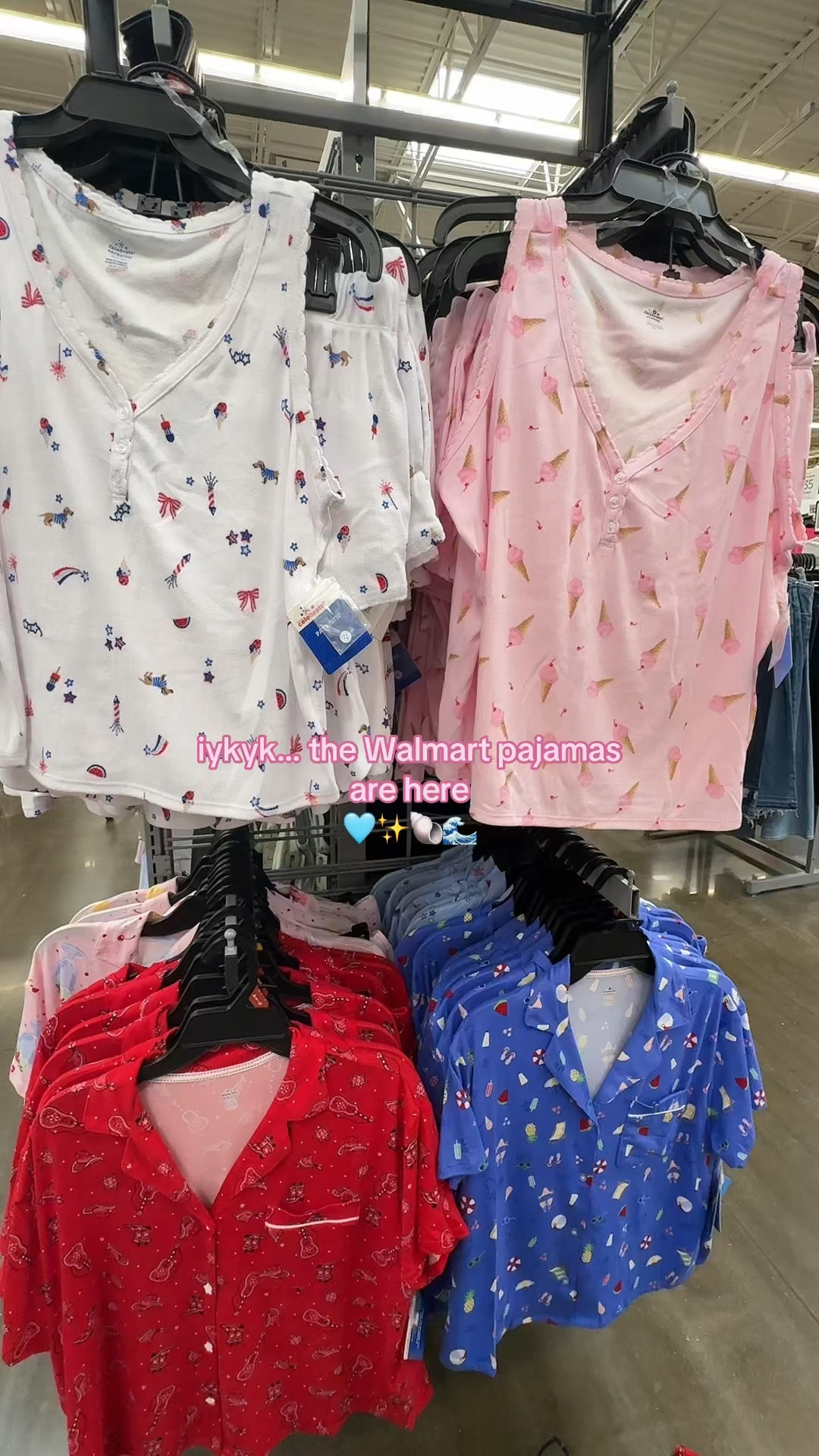 WALMART SUMMER AND 4TH OF JULY PAJAMAS 🩵❤he's

#LTKootd #LTKgrwm #LTKSeasonal
