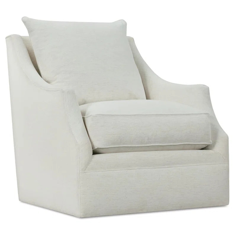 Kara Upholstered Swivel Armchair | Wayfair North America