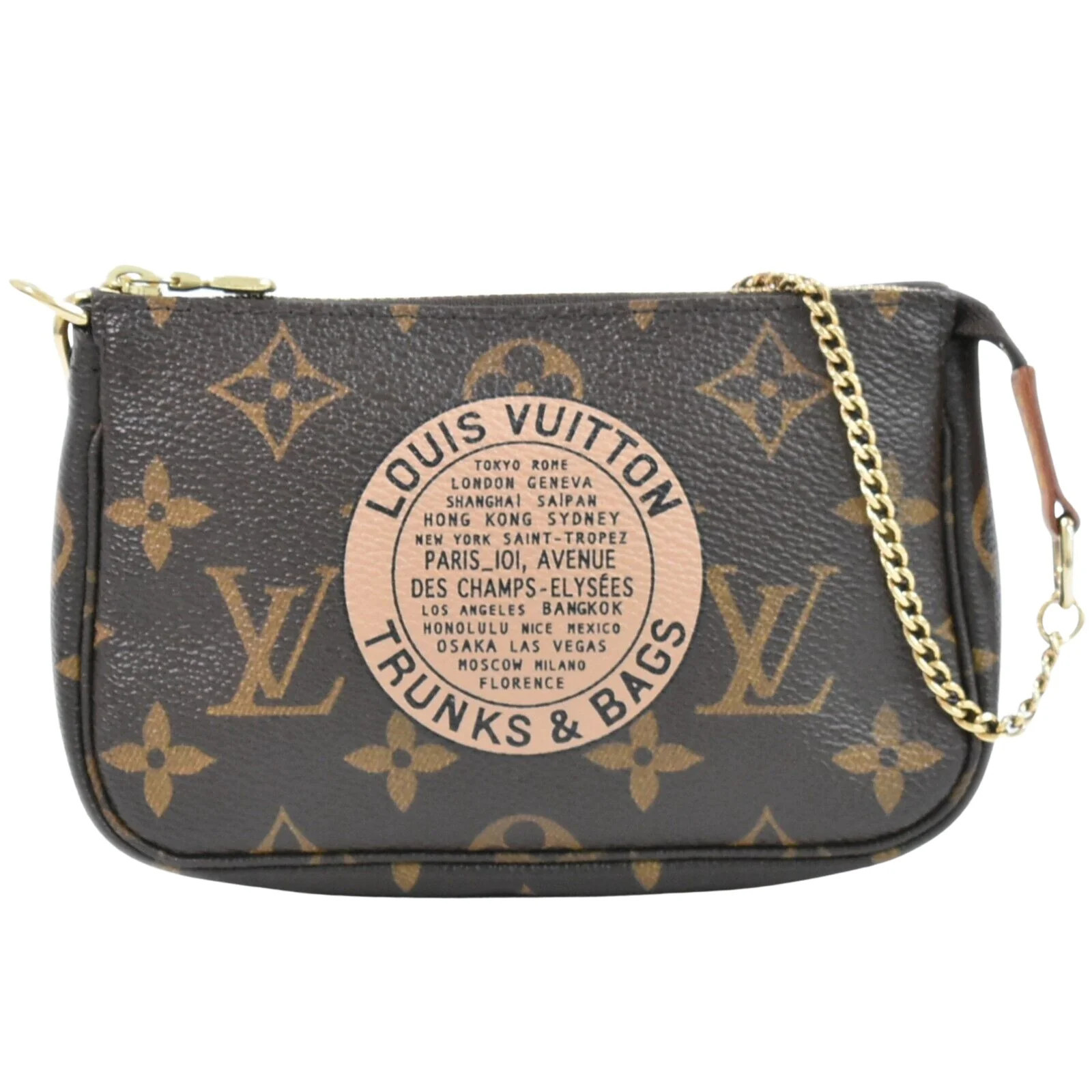 Louis Vuitton Mini Pochette Accessoires Canvas Clutch Bag (Pre-Owned) | Shop Simon