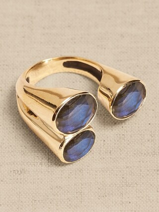 Irsa Triple-Labradorite Ring | Aureus + Argent | Banana Republic (CA)