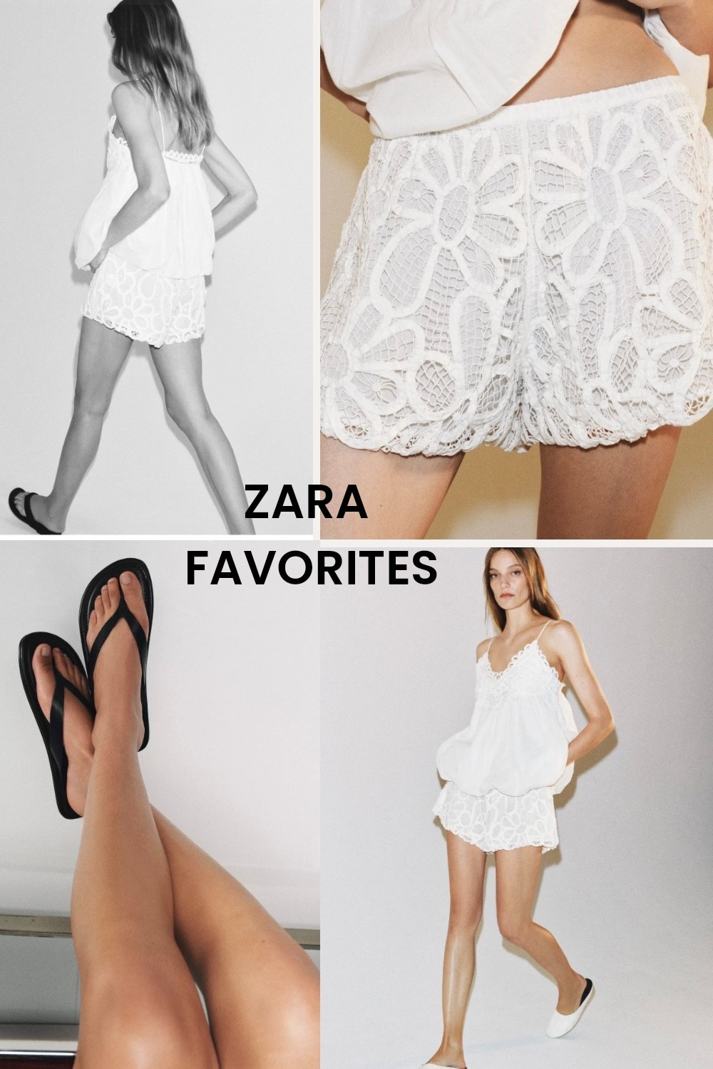 Soft summer Zara pieces that look so expensive 🤍
These cotton-blend embroidered shorts are giving effortless euro summer energy ✨ Paired with a flowy cami + simple flip flops for the easiest chic warm weather outfit. Linked my exact pieces + similar finds on LTK.

#zara #zaranewin #zaraoutfit #embroideredshorts #europeansummer 





Keywords:
Zara embroidered shorts, Zara new in, cotton blend shorts, white embroidered shorts, summer Zara outfit, Zara summer haul, chic summer outfit, European summer style, petite summer outfit, effortless outfits, minimal fashion, Zara vacation outfit, LTK fashion finds, trending Zara pieces, white lace shorts outfit

#LTKeurope #LTKsummer #LTKstyletip