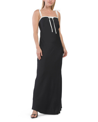 Bow Front Maxi Dress | TJ Maxx