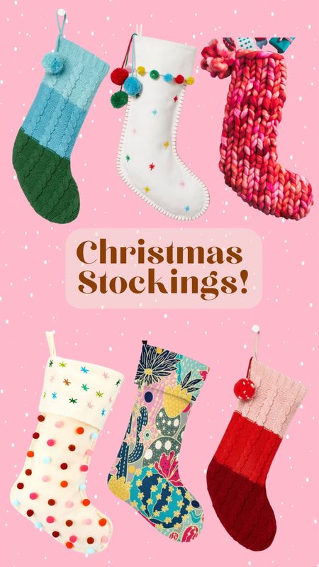 Pretty & colorful Christmas stockings for every budget!

Christmas stockings colorful boho Christmas holiday home decor red and pink pinkmas eclectic Christmas 

#LTKHoliday #LTKhome #LTKSeasonal