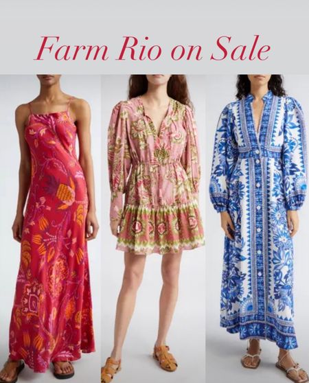 Summer dress, Farm Rio dress on sale, maxi dress 

#LTKSeasonal #LTKxNSale #LTKMidsize