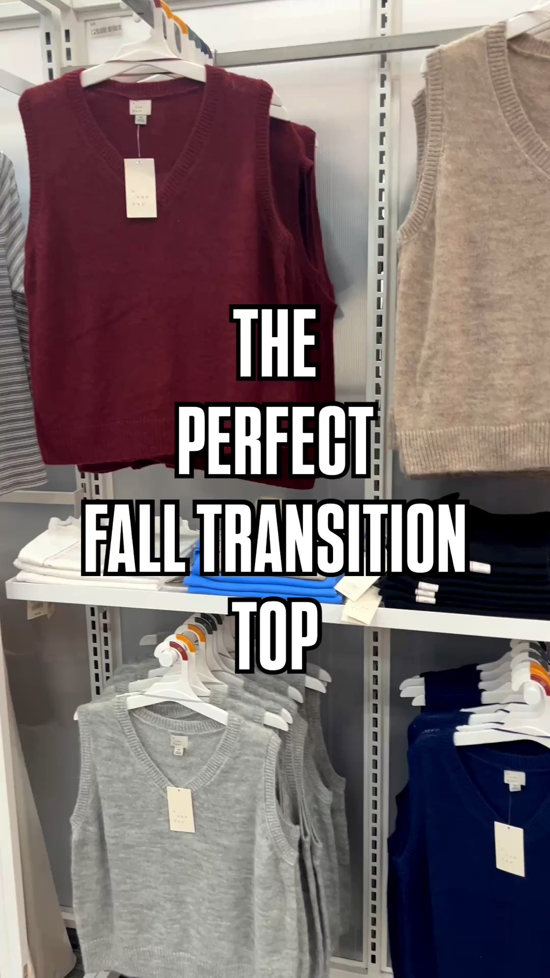 Sweater tanks at Target!

#LTKSeasonal #LTKgrwm #LTKootd