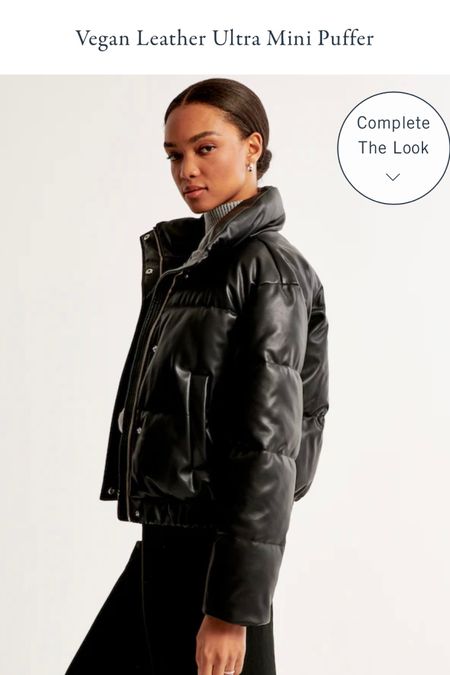 The fall LTK Sale is the perfect time to grab this faux leather bomber!! I love mine! It elevates any casual or dressy outfit!

Abercrombie, faux leather puffer, black puffer 

#LTKsalealert #LTKstyletip #LTKSale