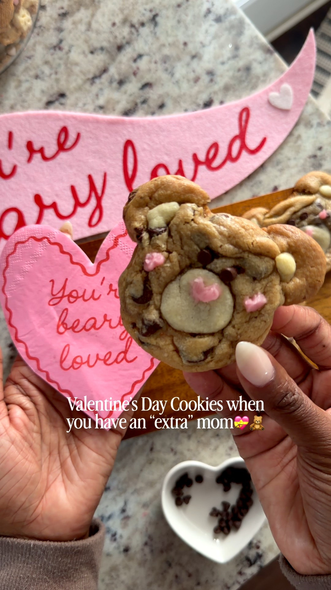Teddy Bear Cookies🧸♥️ You only need a few easy ingredients (I used pre-made dough) and they came out sooooo cute, and the kids loved them.

The key to them not spreading into each other is to put the dough in the freezer for 1/2 hour before baking. Let me know if you try this adorable treat!

#LTKmomlife #LTKValentine #LTKfoodie