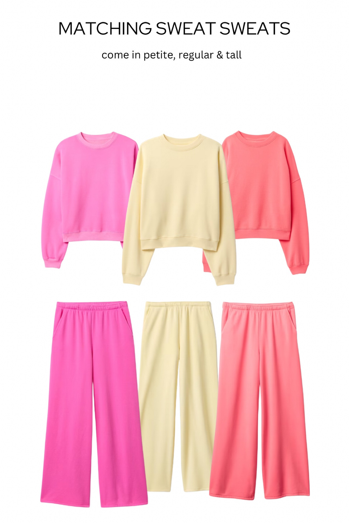 GAP matching sweat sets perfect for spring 🩷 come in petite, regular & tall!

#LTKFindsUnder50 #LTKFindsUnder100 #LTKStyleTip