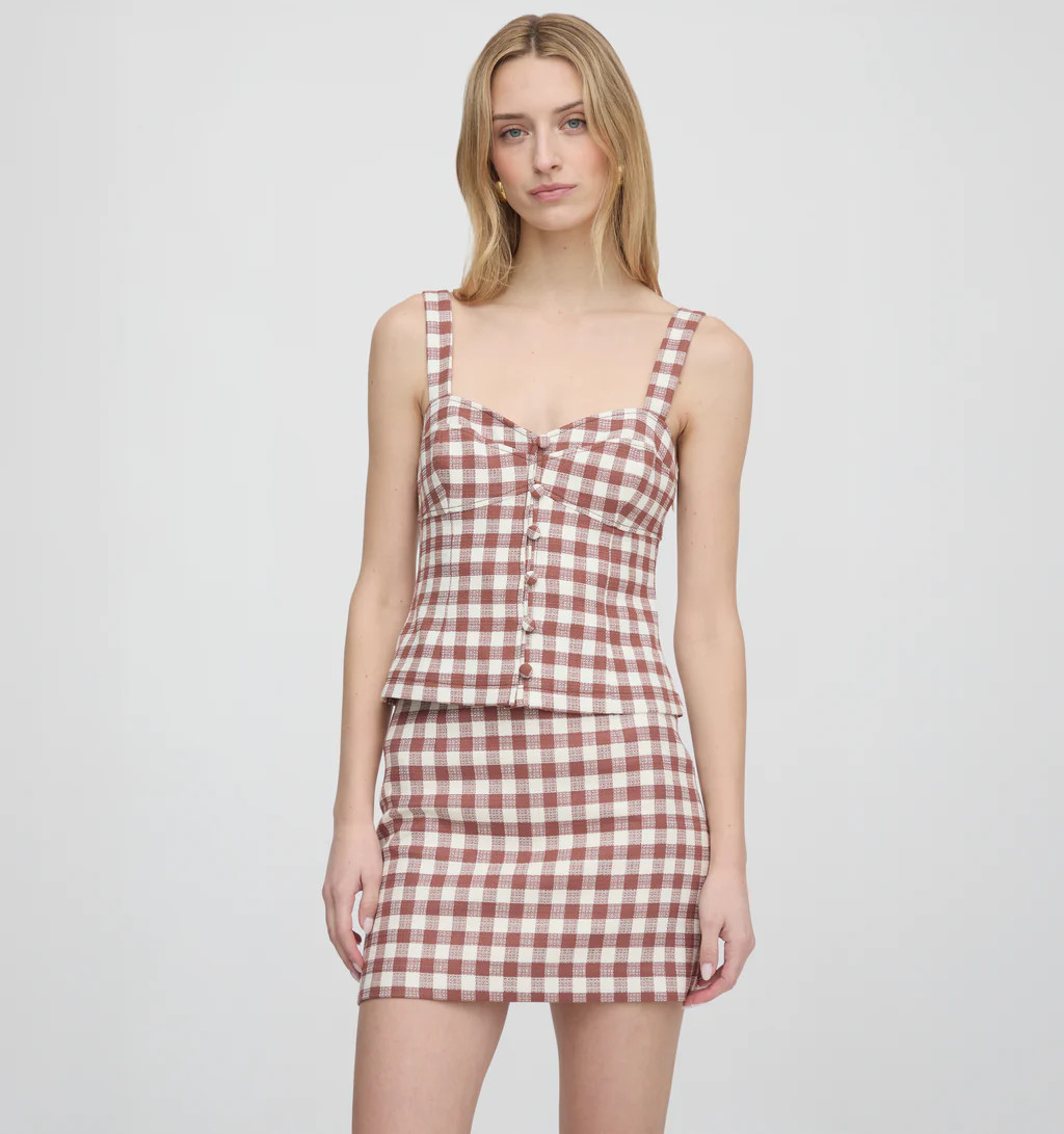Cognac Gingham | Hill House Home US