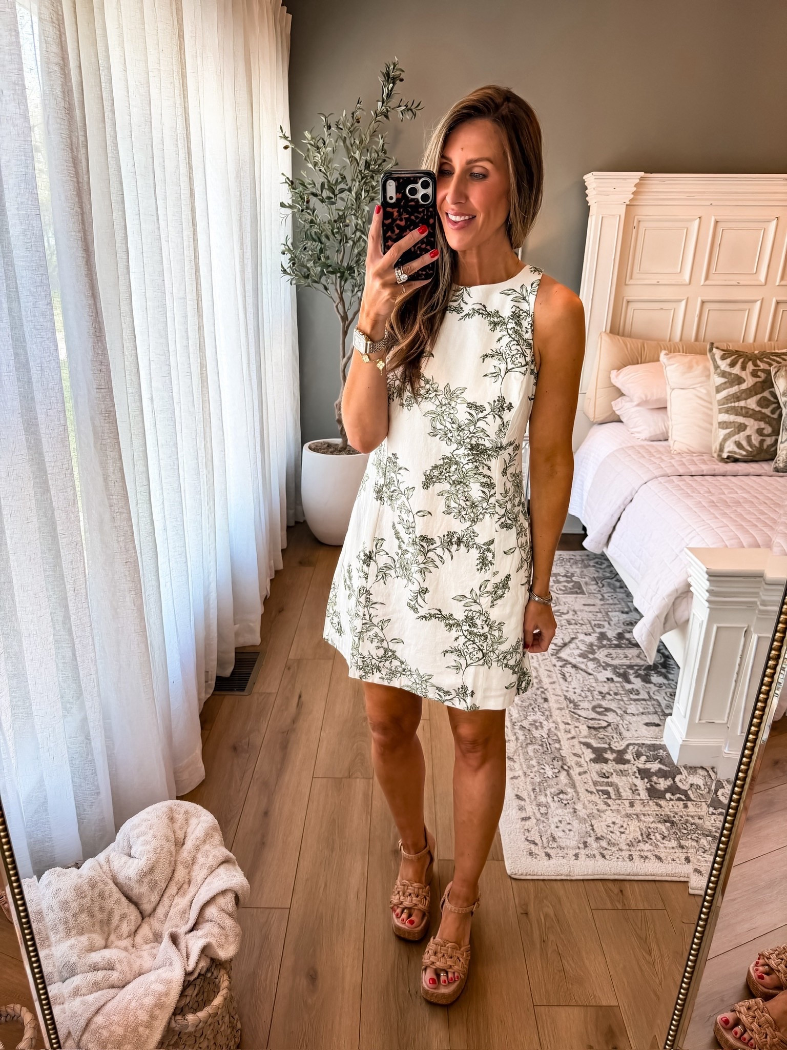 This one is so clean and classic. The subtle green floral on white feels fresh and elevated, and the simple silhouette makes it so easy to style. Perfect for anything from casual days to dressier summer plans

Size M

white floral dress, green floral dress, classic summer outfit, simple chic style, everyday summer dress, themominstyle 

#LTKSeasonal #LTKootd #LTKMothersDay