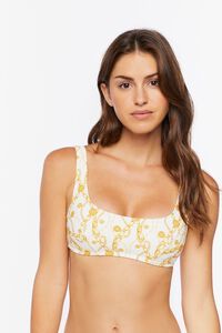 Coin & Chain Print Bikini Top | Forever 21 (US)