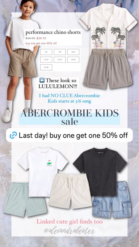 Kids clothes // Abercrombie kids // back to school // summer clothes // kids sale 

#LTKSeasonal #LTKsalealert #LTKkids