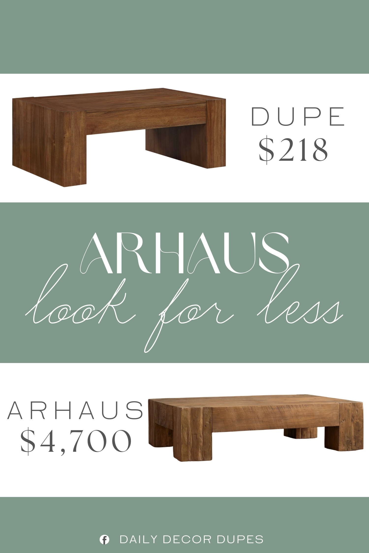 Inspired by Arhaus Coffee Table. Solid Wood Coffee Table. Natural Wood Coffee Table. Rustic Modern Center Table. Farmhouse Coffee Table. Modern Rustic Furniture. Contemporary Living Room Table. Rustic Modern Center Table. Statement Wood Coffee Table. 

Home more affordable option find copy cat similar look for less budget friendly affordable cheap cheaper beautiful pretty. Clearance sale coupon code discount code promo code luxury lookalike look a like Inspo inspiration inspired by idea ideas Love like these? I share multiple every day in my FB group.
#arhausinspired #coffeetable #centertable #livingroomtable #rusticmodern #woodentable #furniturefinds #livingroominspo 

 #LTKHome