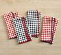 Serged Edge Gingham Cotton Napkins - Set of 4 | Pottery Barn (US)