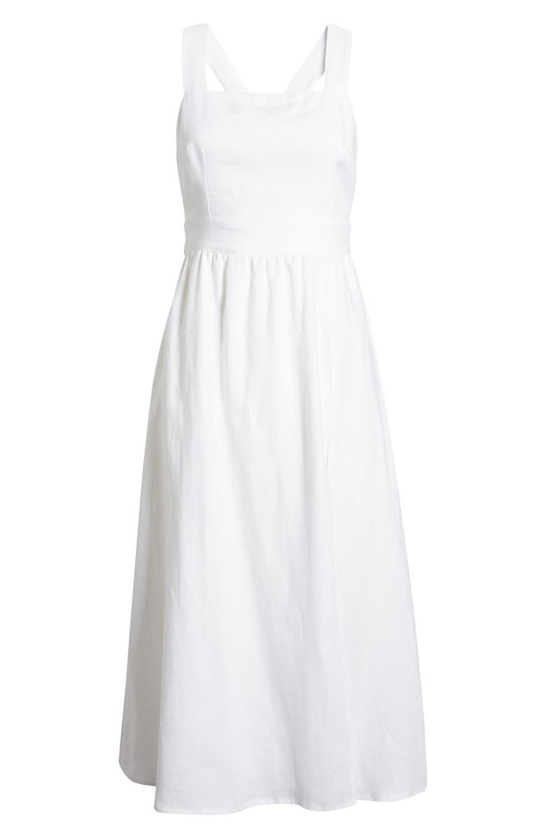 Elara Linen Fit & Flare Dress | Nordstrom