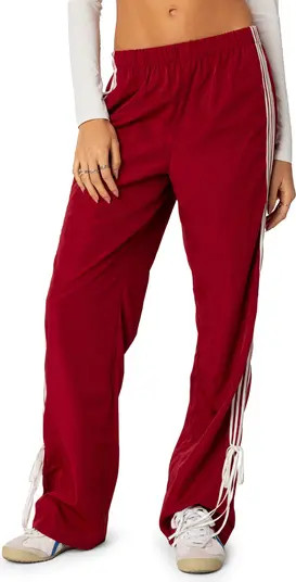 EDIKTED Remy Tie Detail Track Pants | Nordstrom | Nordstrom