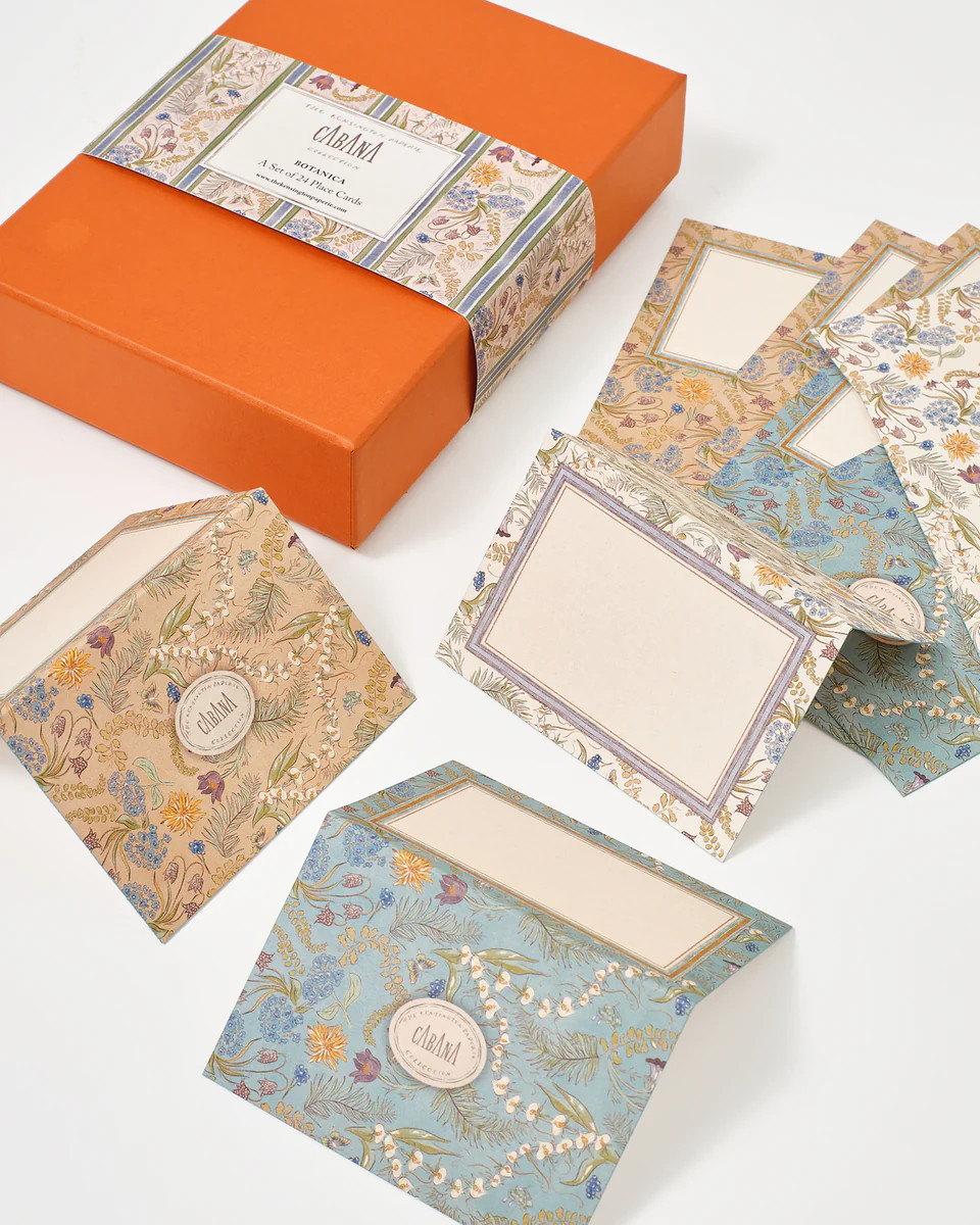 Botanica Placecards (Set of 24), The Kensington Paperie x Cabana | Cabana Magazine