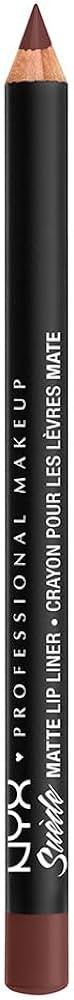 NYX PROFESSIONAL MAKEUP Suede Matte Lip Liner, Velvety-Smooth, Long-Lasting Formula For A Defined... | Amazon (US)