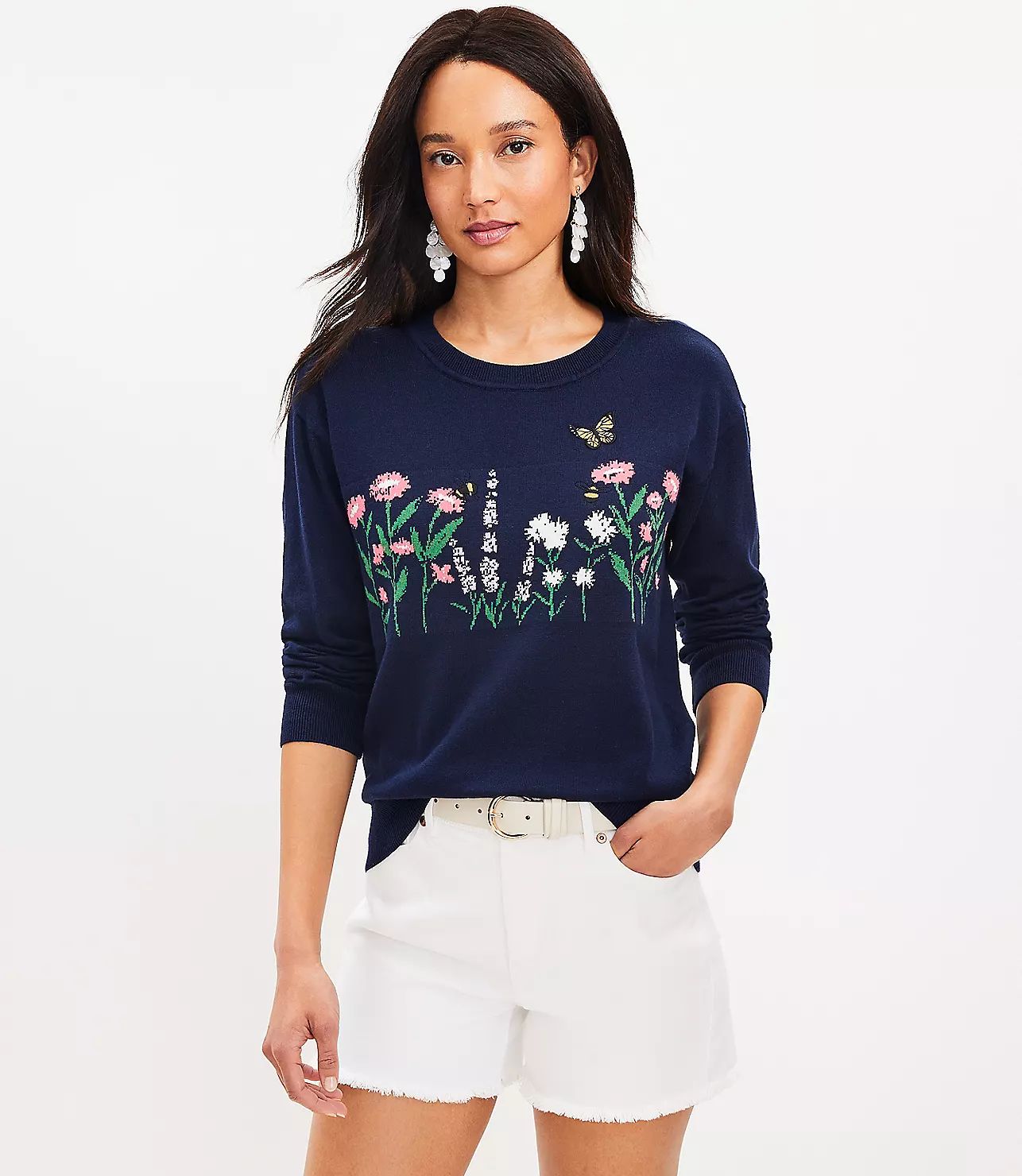 Floral Sweater | LOFT