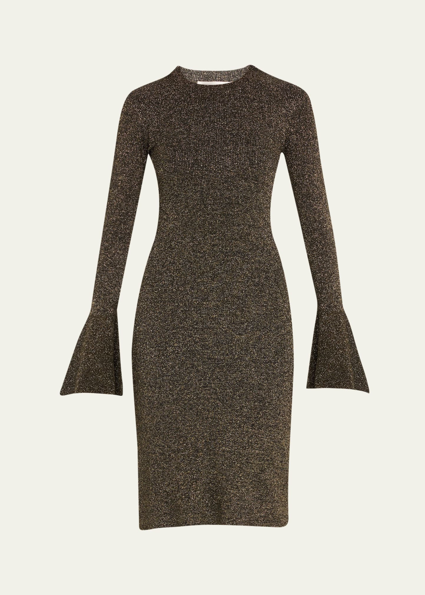 FRAME Button-Front Faux-Leather Midi Dress | Bergdorf Goodman