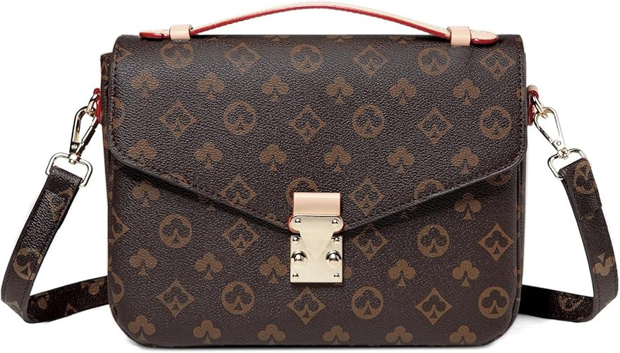 Crossbody Handbags for Women WOQED Shoulder Tote Fashionable Bag Leather Classic Clutch Purse Des... | Amazon (US)