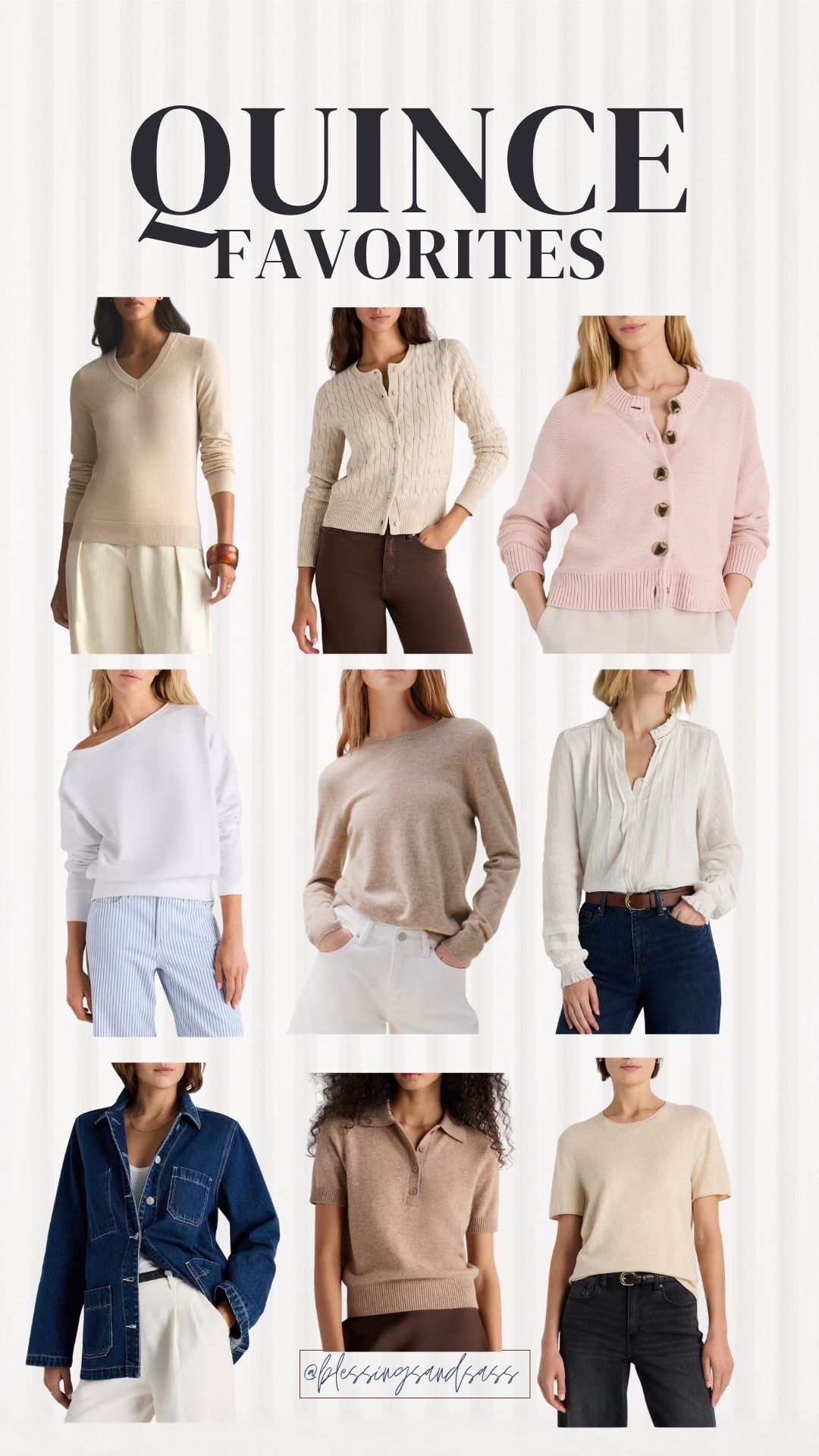 Quince always has the best elevated basics at such good prices! These sweaters, cardigans and lightweight layers are perfect for wearing now and into fall.🩵

#LTKSeasonal