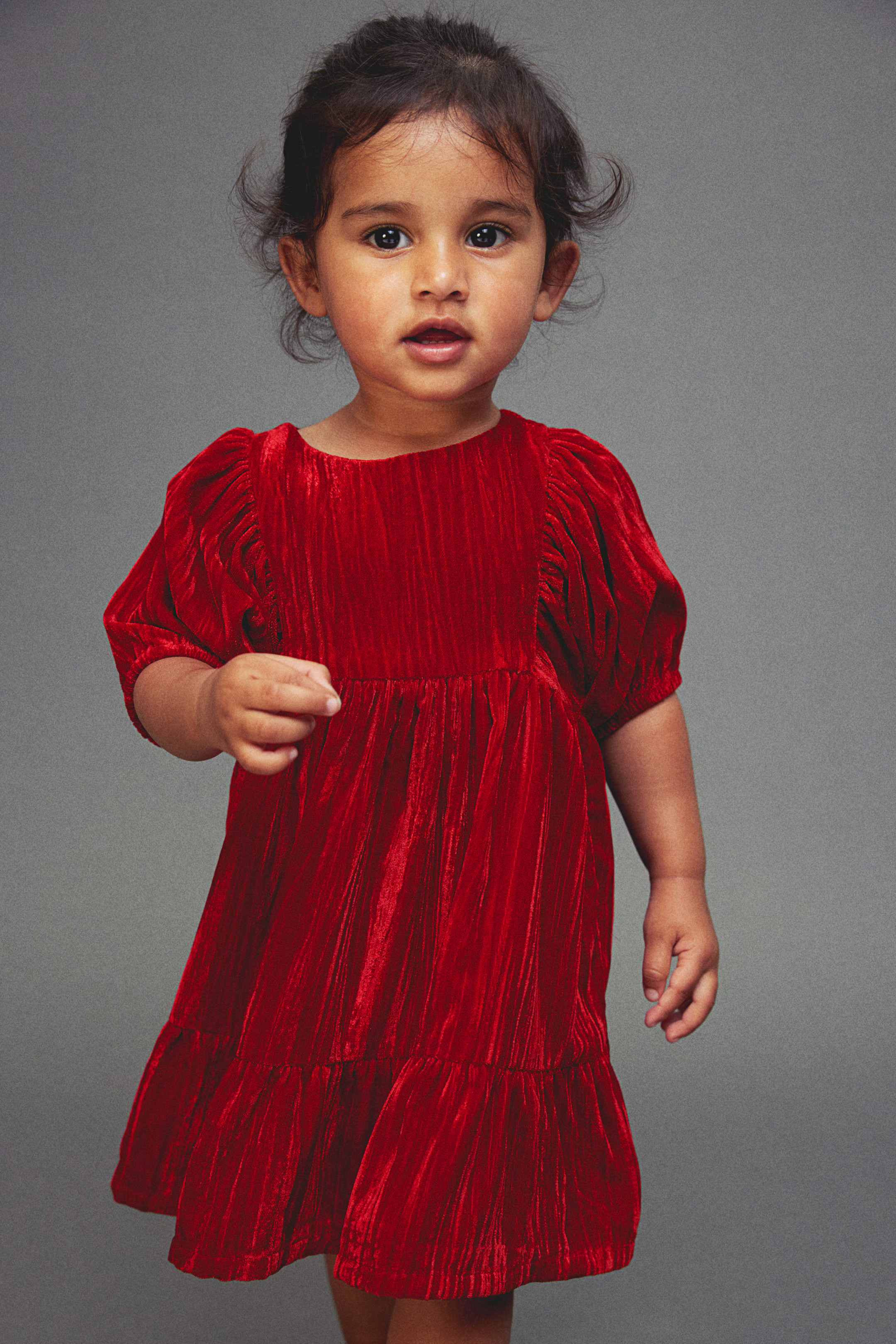 Crushed-Velvet Dress | H&M (US + CA)