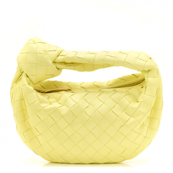 BOTTEGA VENETA Nappa Intrecciato Mini Jodie Lemon | FASHIONPHILE (US)